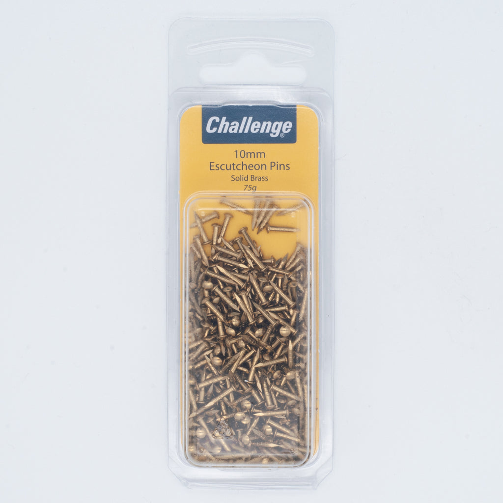 10mm Brass Escutcheon (Dome head) Pins