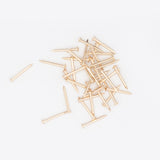 Challenge 13 x 1.25 (18g) Steel, Brass Plated Escutcheon Pins