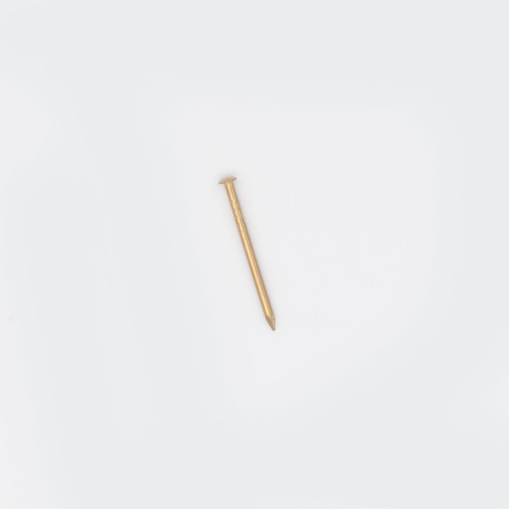 25mm x 1.4mm Solid Brass Escutcheon Pins (Dome head nails) - 500gm