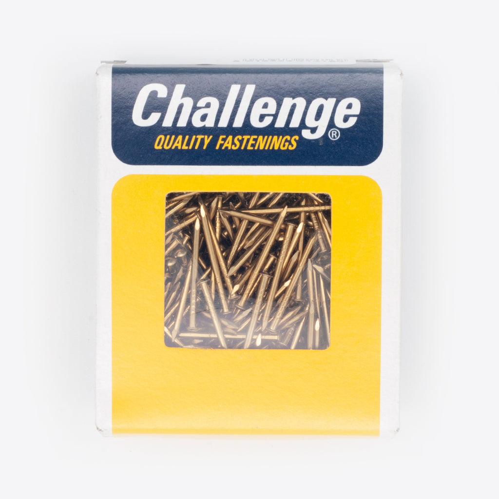 25mm x 1.4mm Solid Brass Escutcheon Pins (Dome head nails) - 500gm