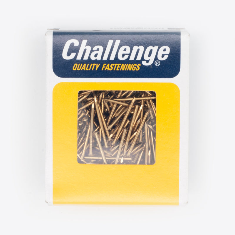 25mm x 1.4mm Solid Brass Escutcheon Pins (Dome head nails) - 500gm