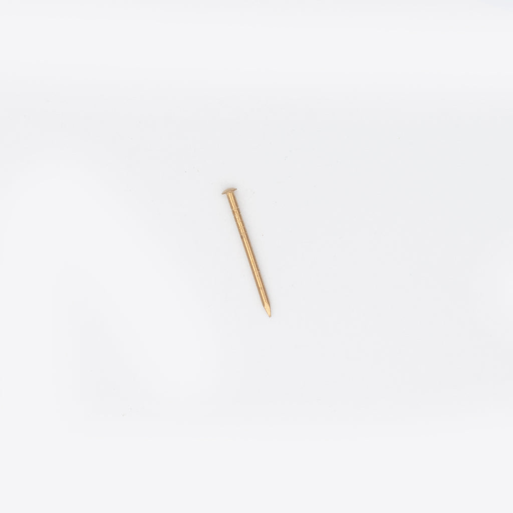Challenge 25 x 1.60 (16g) Steel, Brass Plated Escutcheon Pins