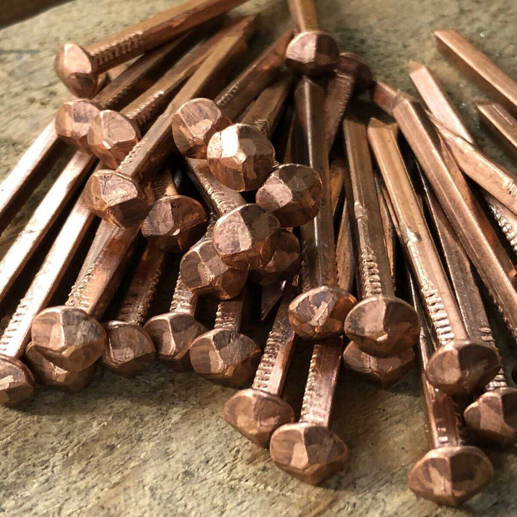 Copper Boat Nails (Rosehead)