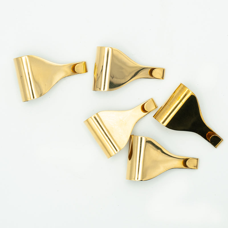 Picture Rail Hooks Solid Brass-Box of 100