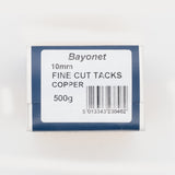 Bayonet 10mm Solid Copper Fine Cut Copper Tacks