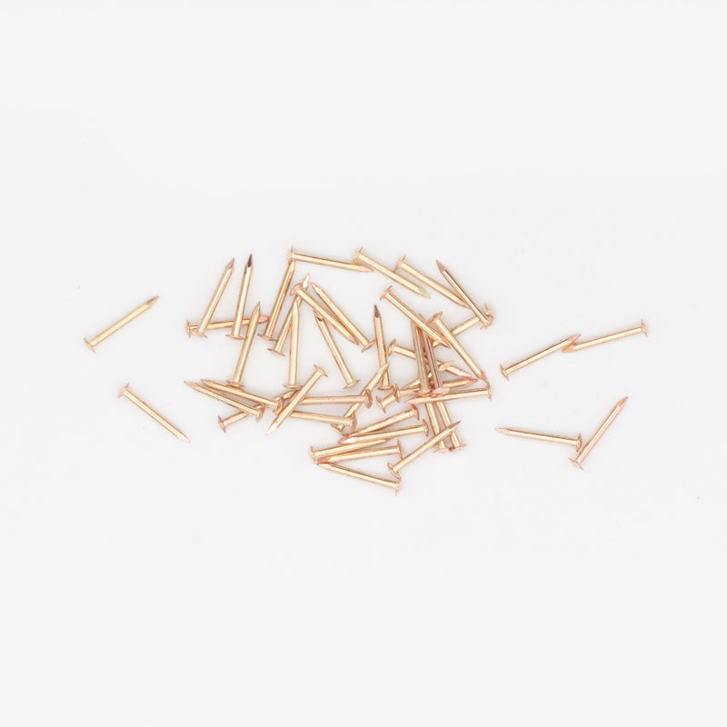 10mm x 1.00mm Brassed Escutcheon (Dome head) Pins