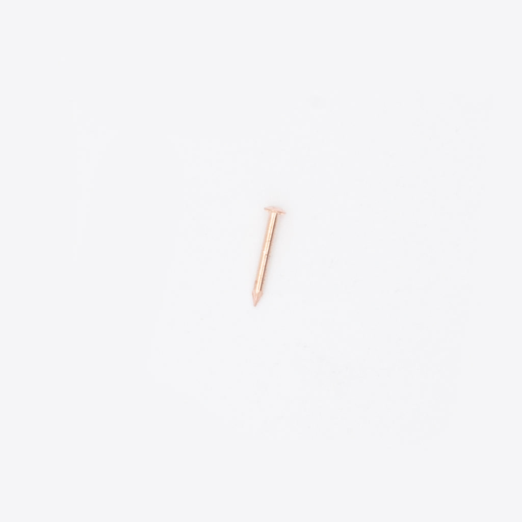 10mm x 1.00mm Brassed Escutcheon (Dome head) Pins