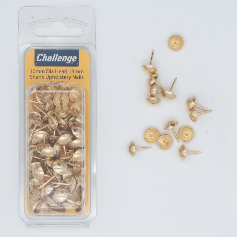 Upholstery Nails Brassed