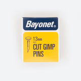 Bayonet 13mm Red Cut Gimp Pins