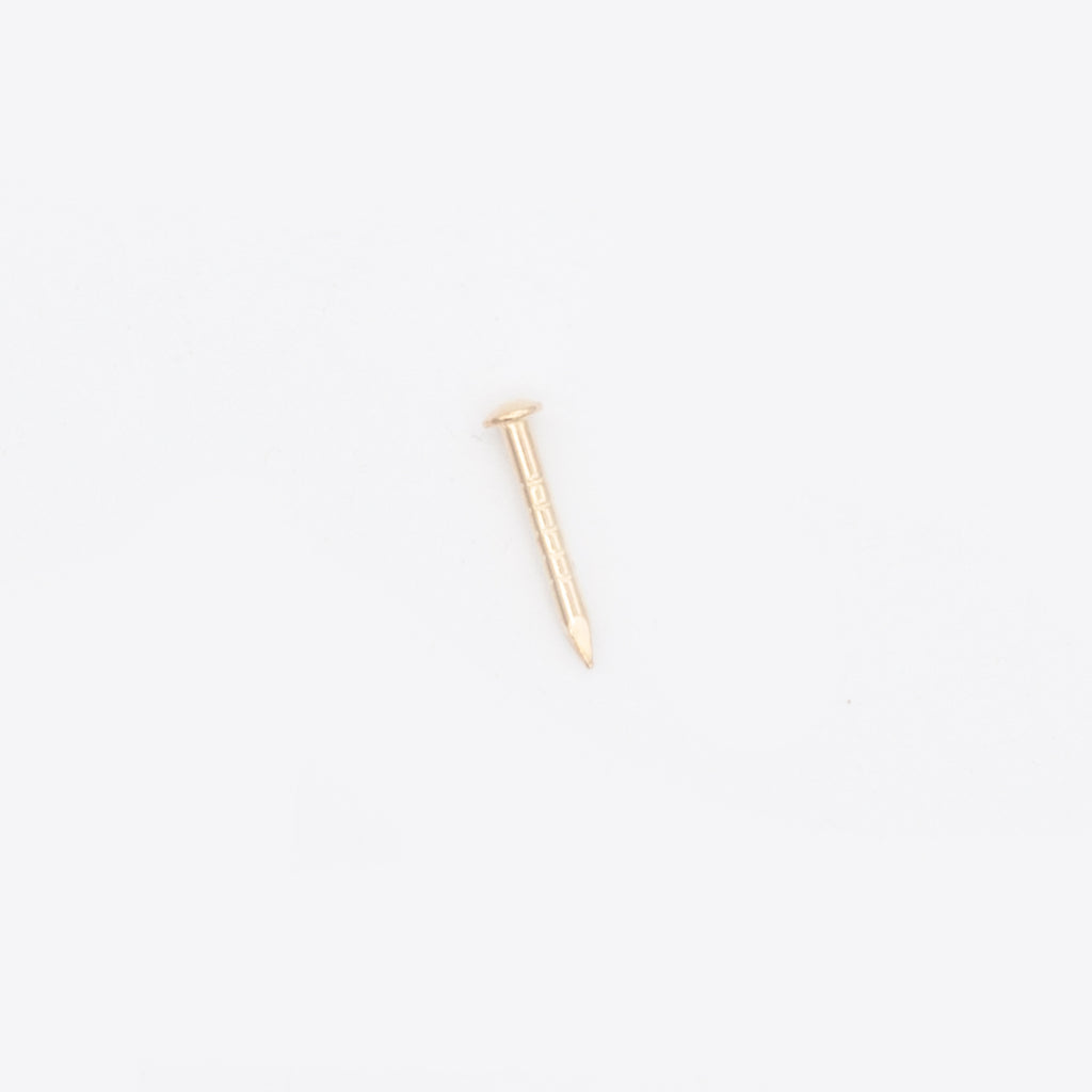13mm x 1.60mm Brassed Escutcheon (Dome head) Pins