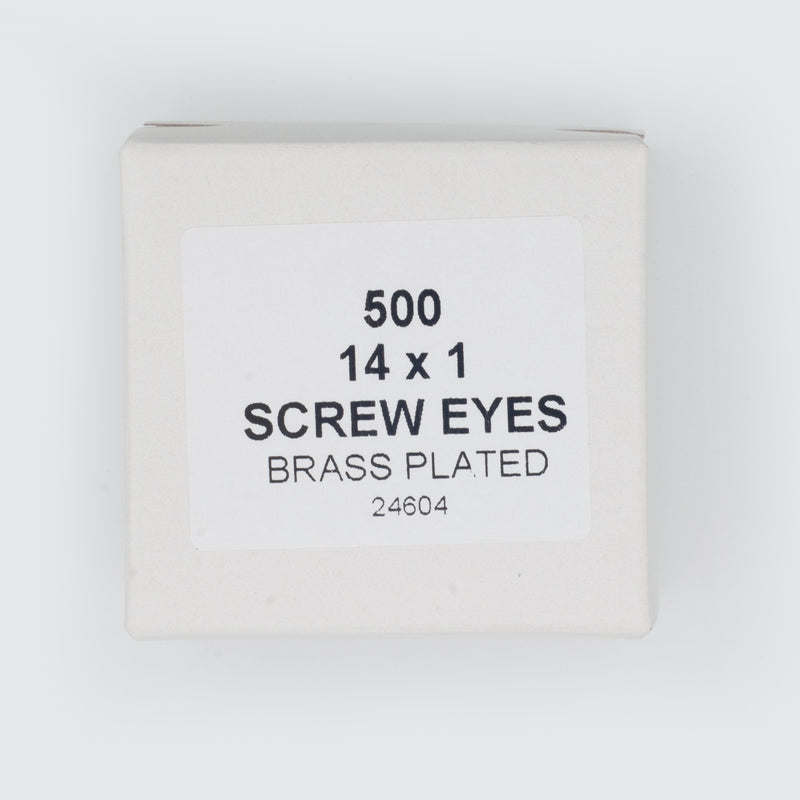 14x1   Screw Eyes EB-Box of 500
