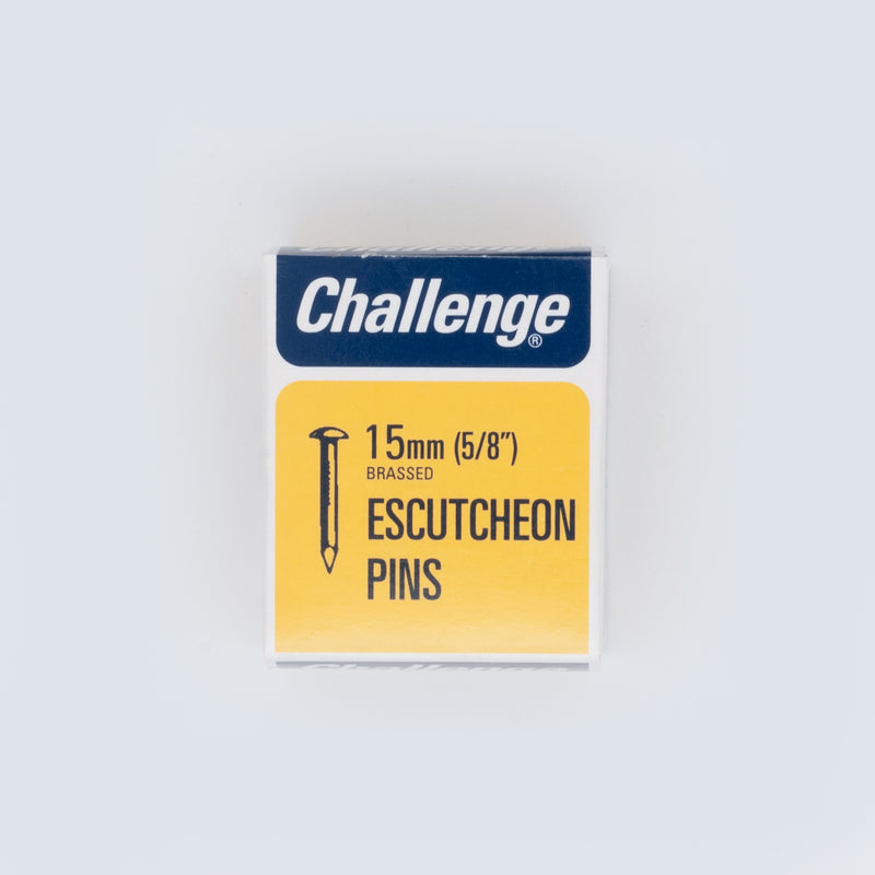 15mm Brassed Escutcheon (Dome head) Pins - 40g