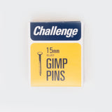Challenge 15mm Blued Gimp Pins