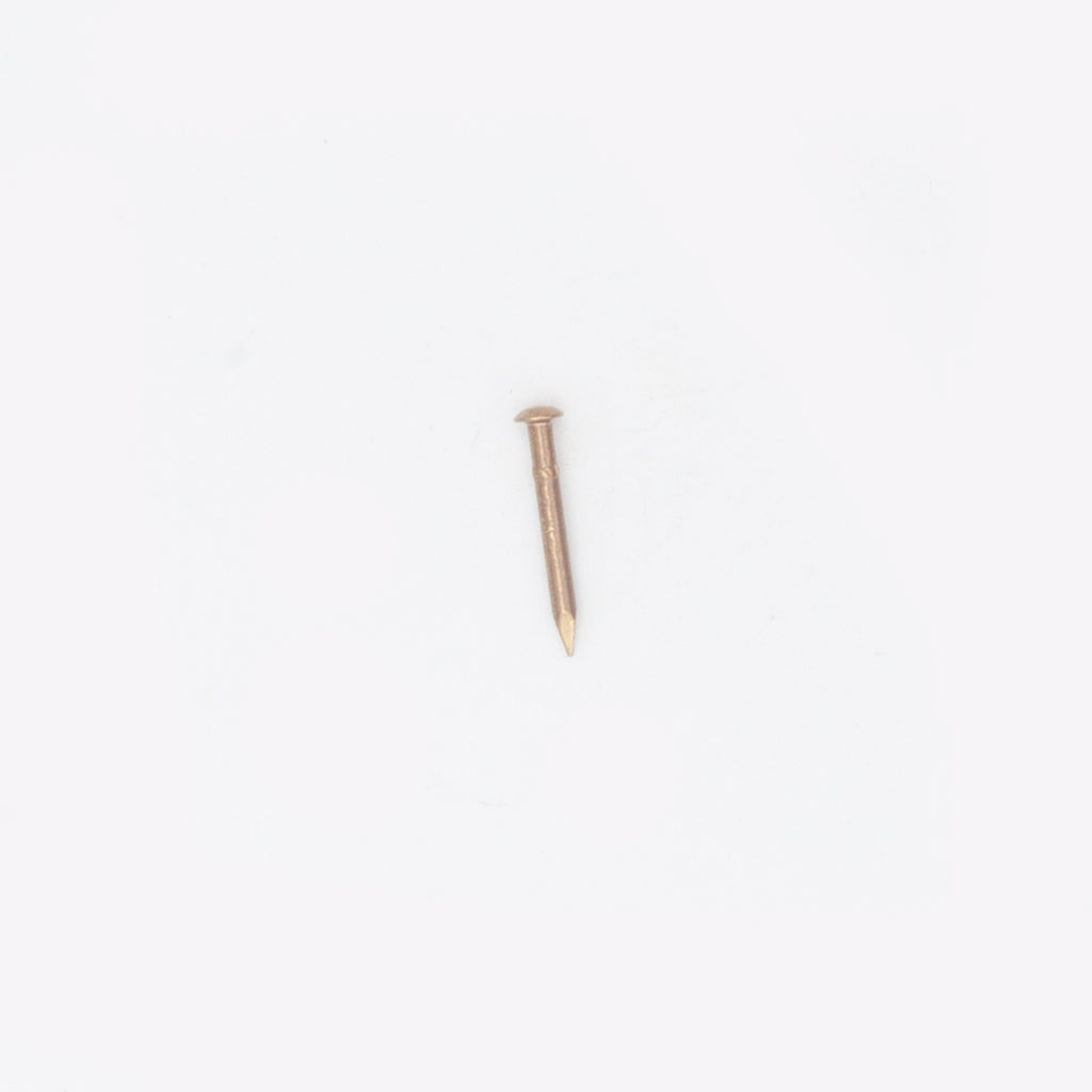 15mm x 1.6mm Solid Brass Escutcheon Pins (Dome head nails) - 500gm
