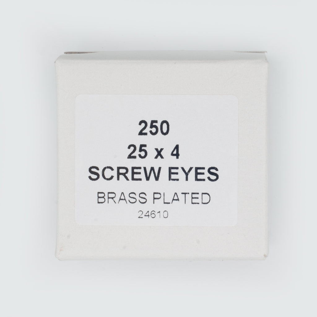 25x4   Screw Eyes EB-Box of 250