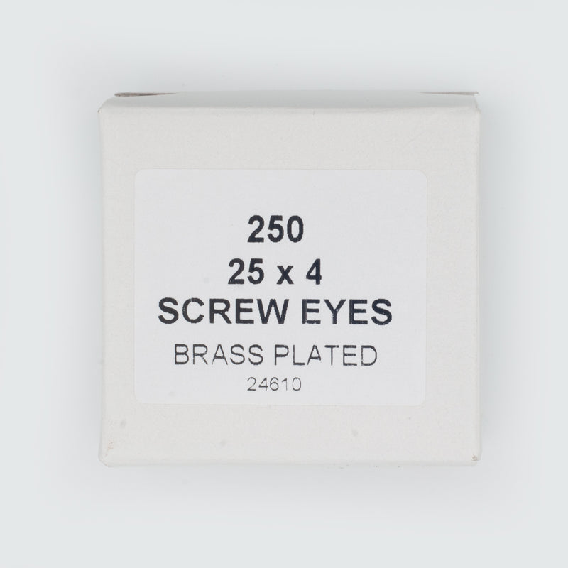25x4   Screw Eyes EB-Box of 250