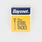 30mm Fine Cut Tacks - 40g. Blued Steel.