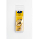 Closed Oval Escutcheon - Unfinished Brass