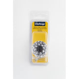 40mm Clear Cut Glass Diamond Cabinet Knob with Nickel Base