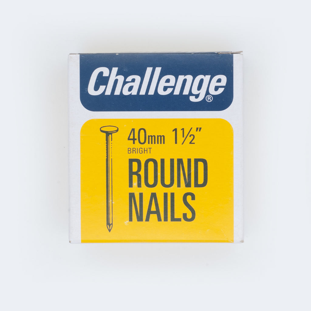 40 x 2.36mm Round Wire Nails - 225g