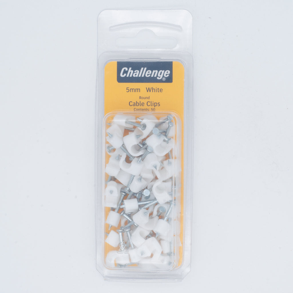 5mm Round Cable Clips