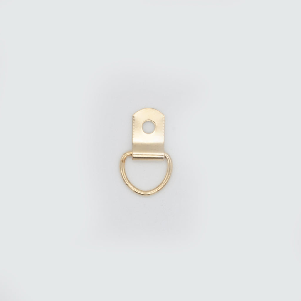 Brassed Single D Rings