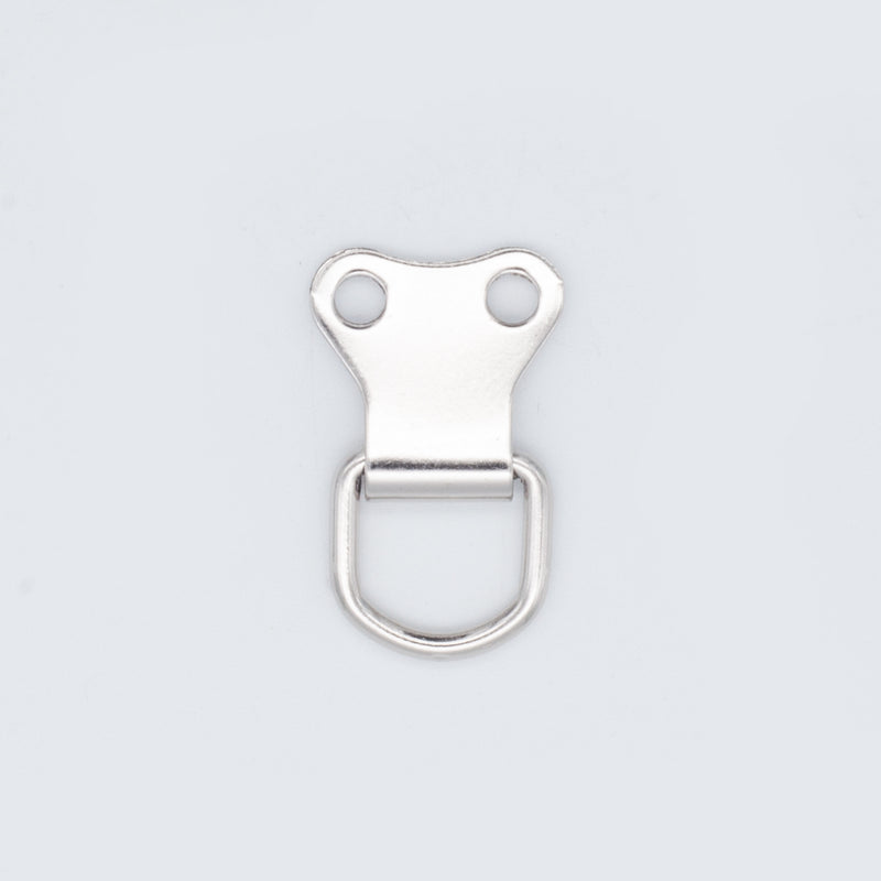 Two Hole Nickel Plated Double D Ring