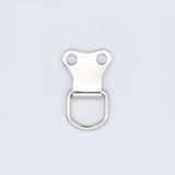 Two Hole Nickel Plated Double D Ring