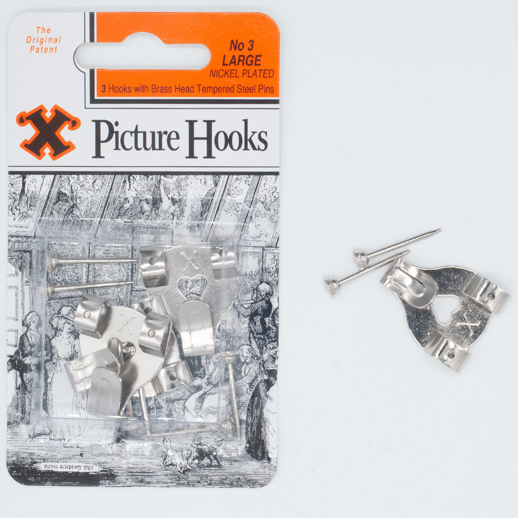No.3 Nickel Plated X Hooks