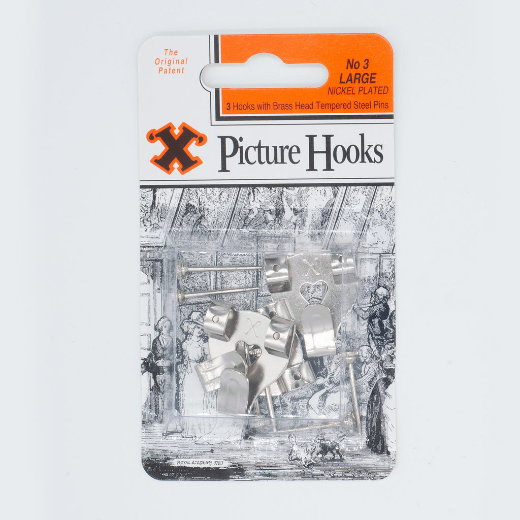 No.3 Nickel Plated X Hooks