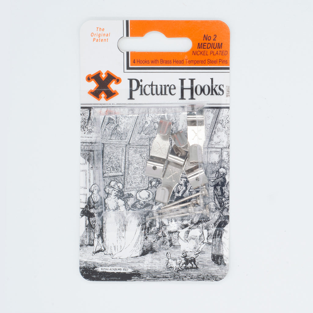 No.2 Nickel Plated X Hooks