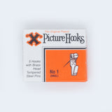 No.1 Picture Hooks Brassed