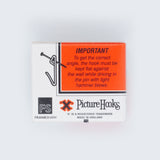 No.3 Picture Hooks Brassed