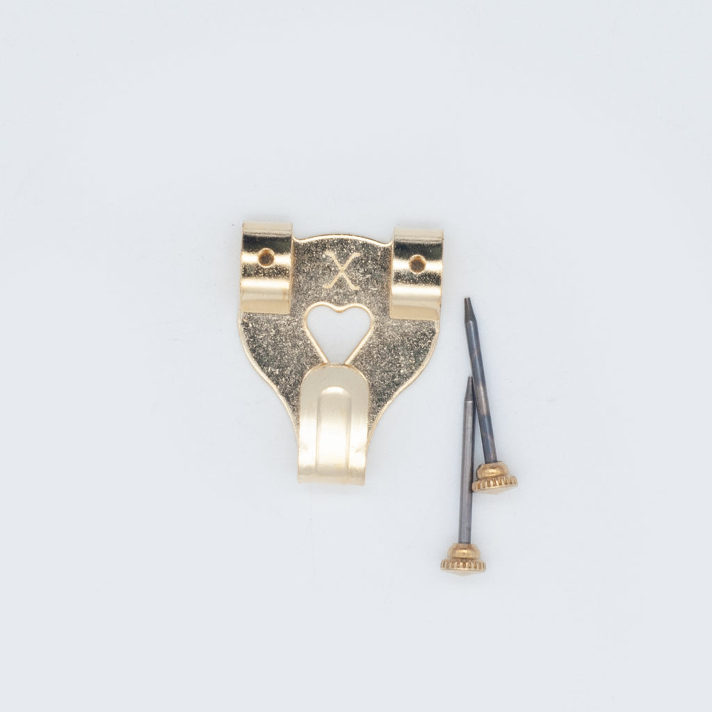 No.3 Picture Hooks Brassed