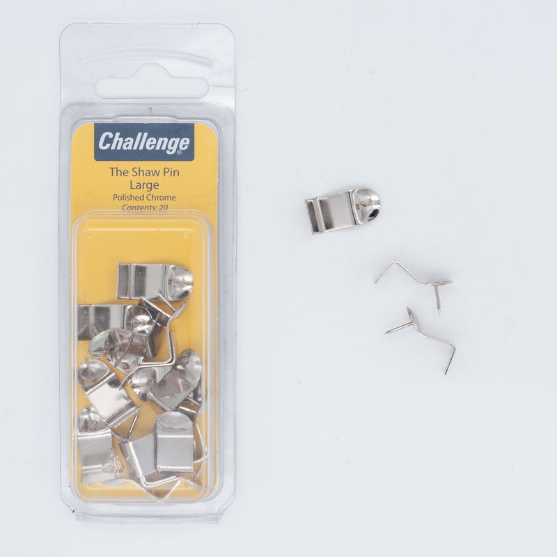 The Shaw Pin - Polished Chrome - Large