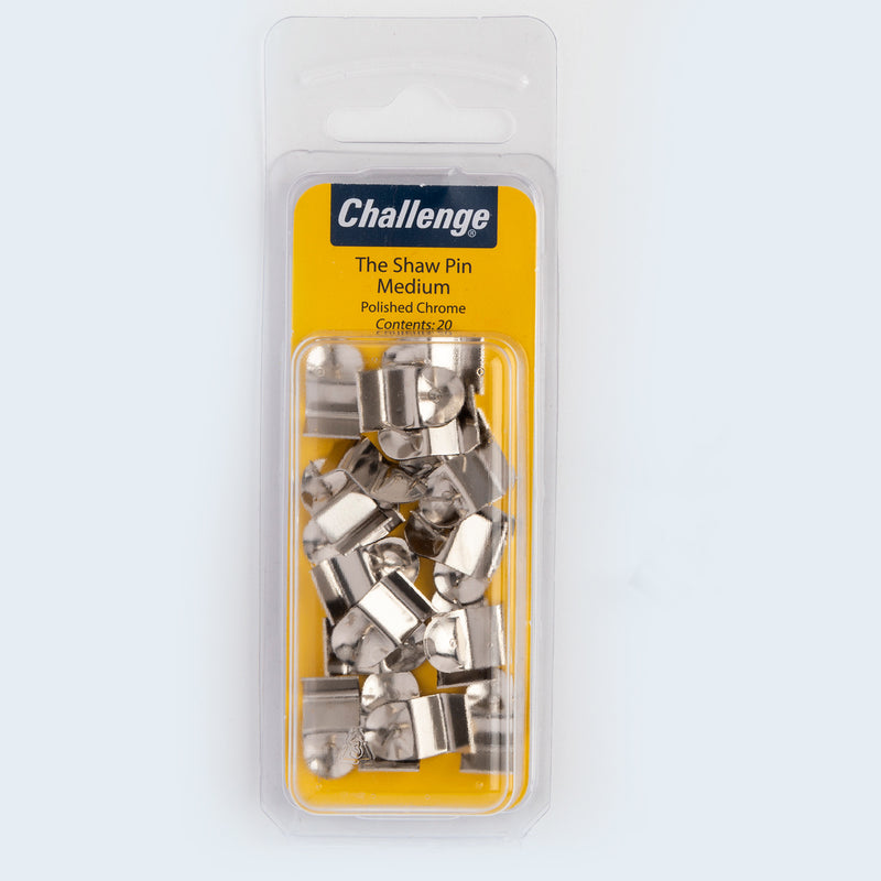 The Shaw Pin - Polished Chrome - Medium