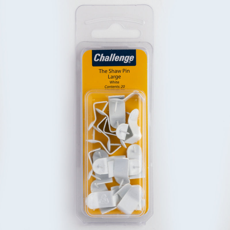 The Shaw Pin - White - Large