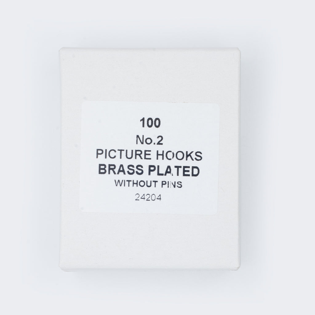 No.2xHooks EB No Pins-Box of 100