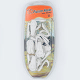 Large Hard Wall Hooks - Pack