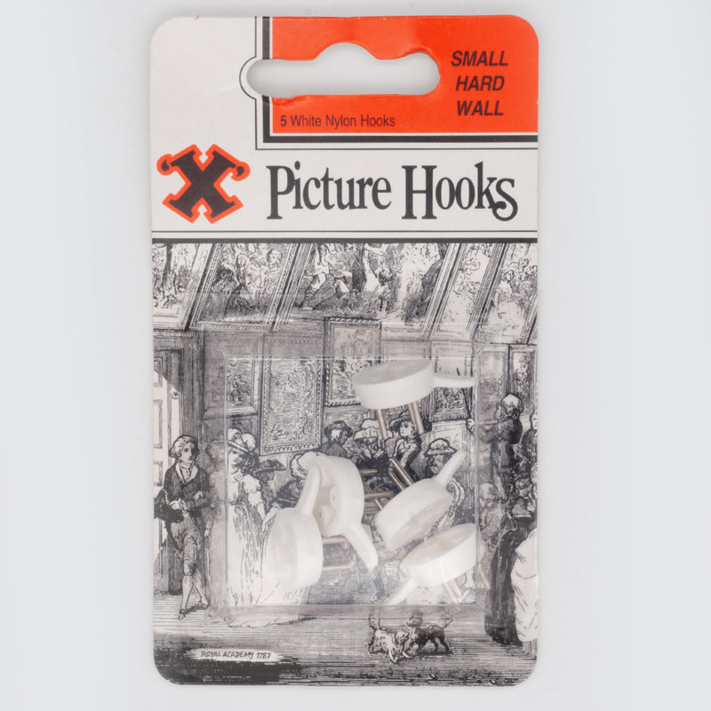 Medium Hard wall TOLY picture hooks. High Quality. 100% Nylon