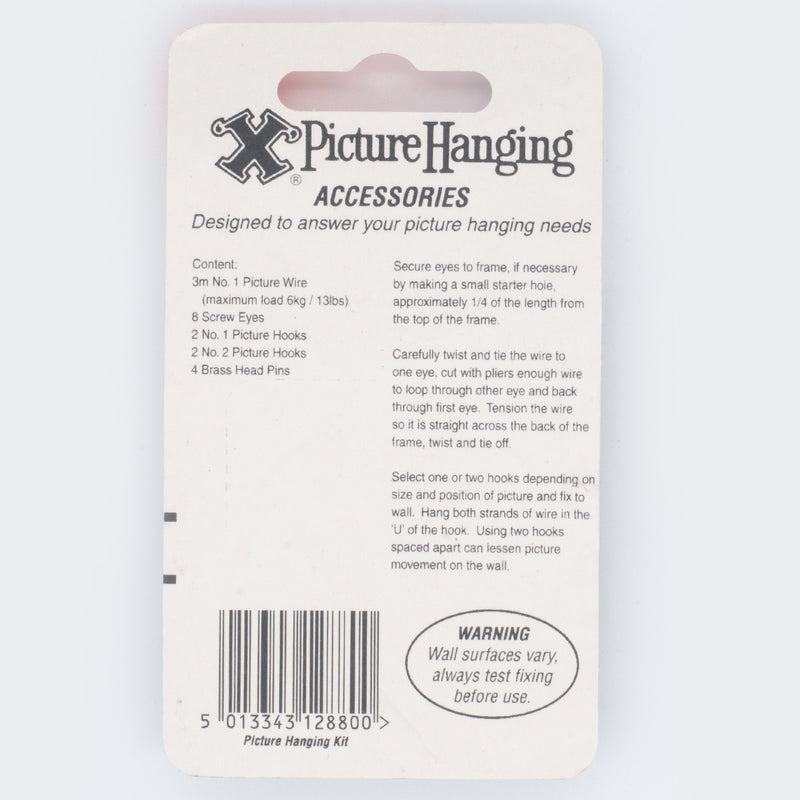 Solid Brass/Brass Plated Picture Hanging Kit