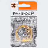 Solid Brass/Brass Plated Picture Hanging Kit
