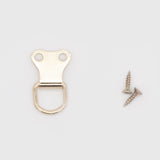 Brassed Double D Rings