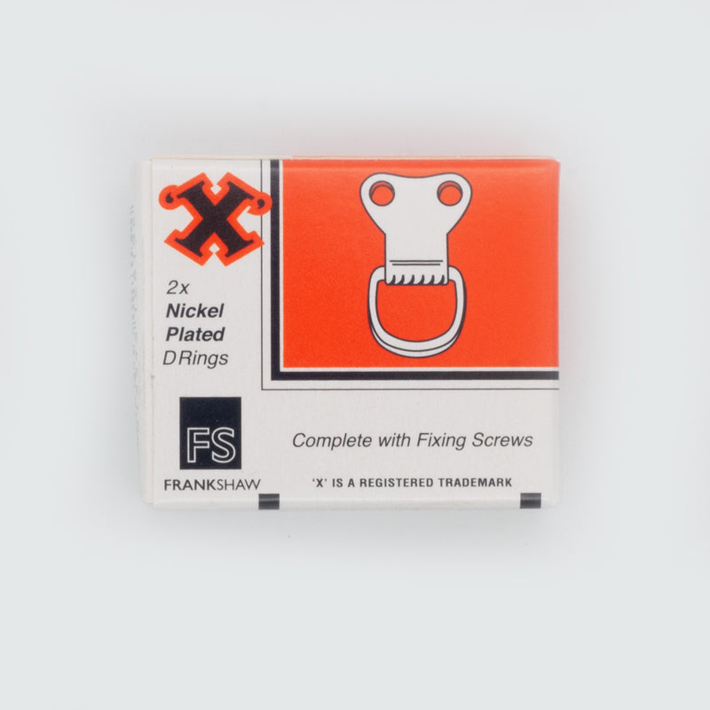 Nickel Plated Double D Rings