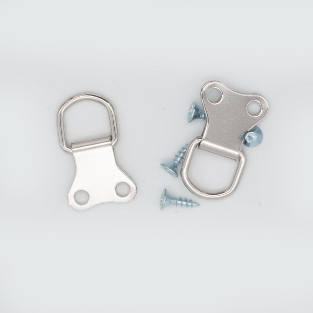 Nickel Plated Double D Rings