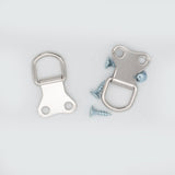 Nickel Plated Double D Rings