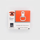 Brassed Single D Rings