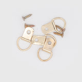 Brassed Single D Rings