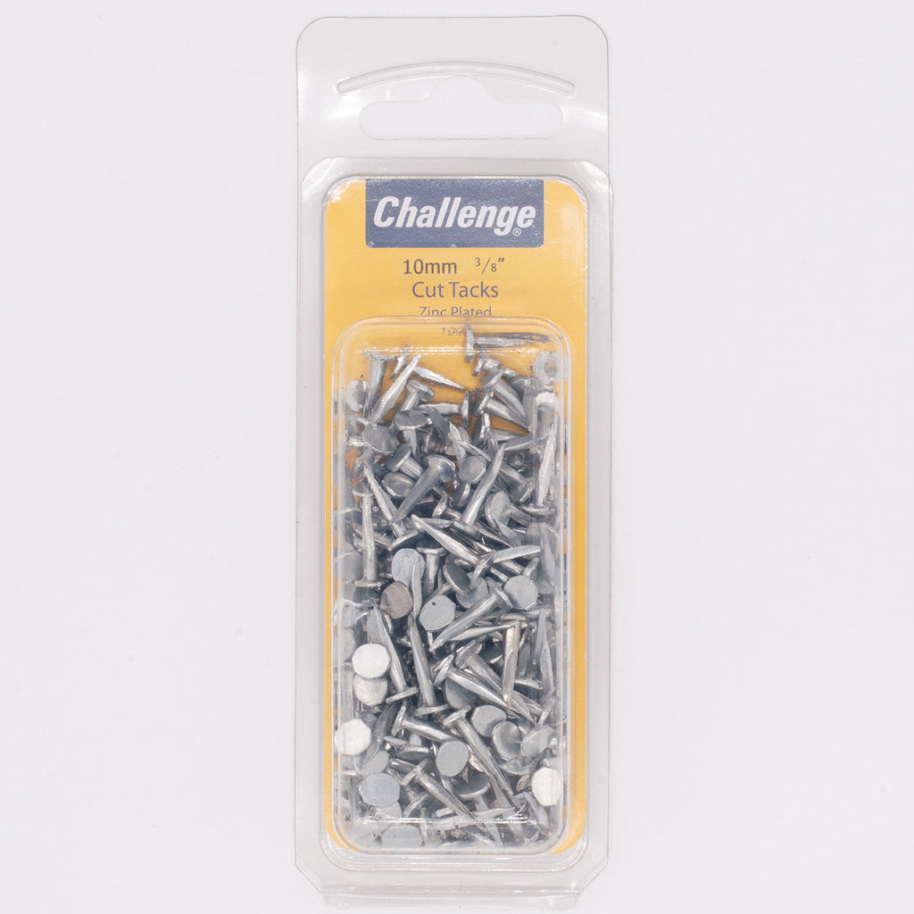 10mm Fine Cut Zinc Plated Steel Tacks -75g