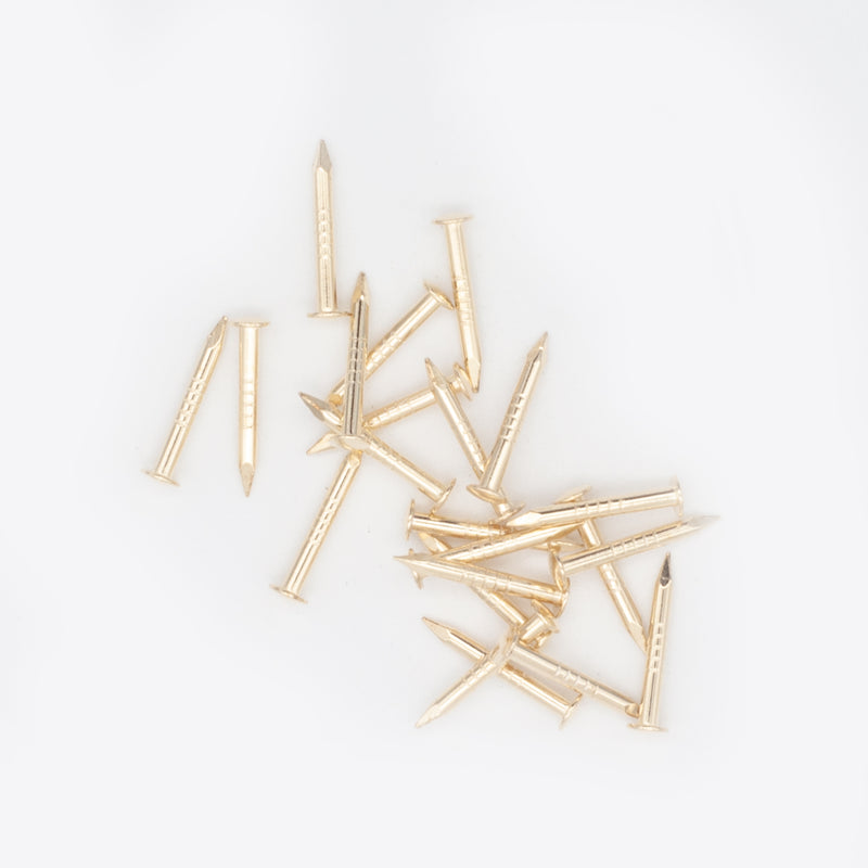 Challenge 15 x 1.80 (15g) Steel, Brass Plated Escutcheon Pins